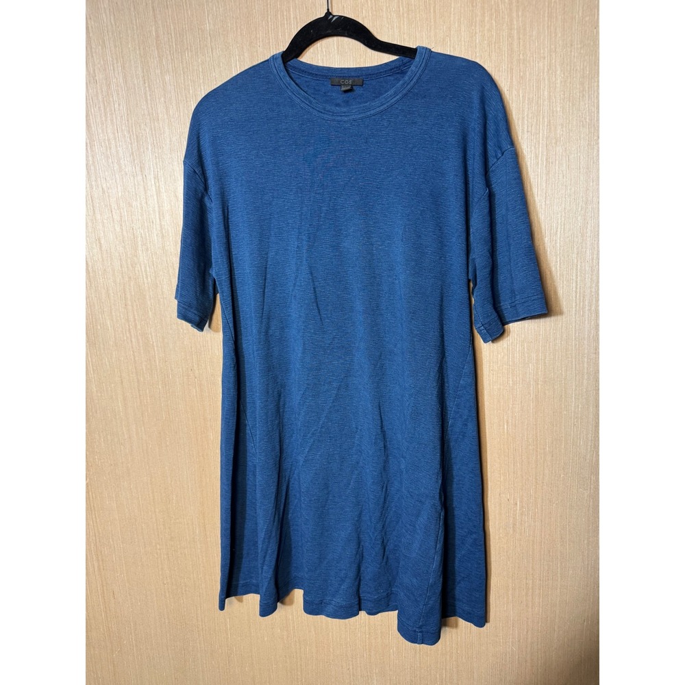 COS Blue Midi T-Shirt Dress